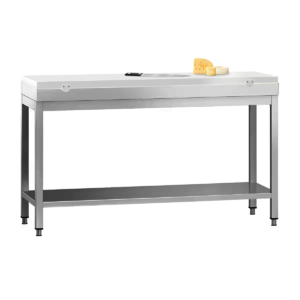 طاولة تقطيع جبن برف سفلي