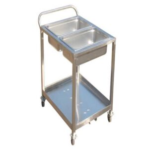 عربة خدمة ستانلس ستيل