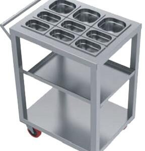 عربة بهارات ستانلس ستيل