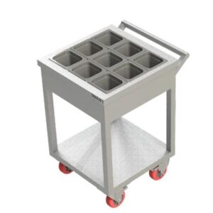 عربة بهارات ستانلس ستيل