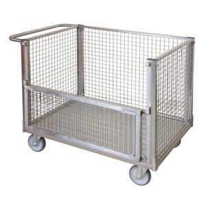 عربة مستودع ستانلس ستيل