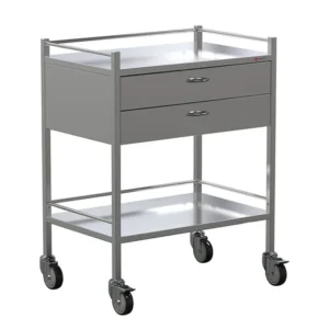 عربة أدوات درجين رف سفلي