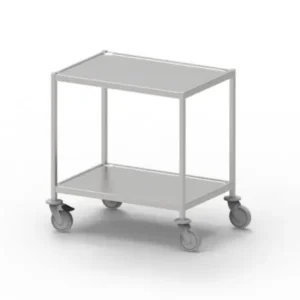 عربة خدمة برفين الستانلس ستيل