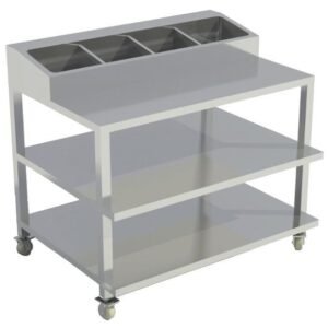 طاولة تحضير برف وسطي سفلي