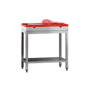طاولة تقطيع لحوم برف سفلي